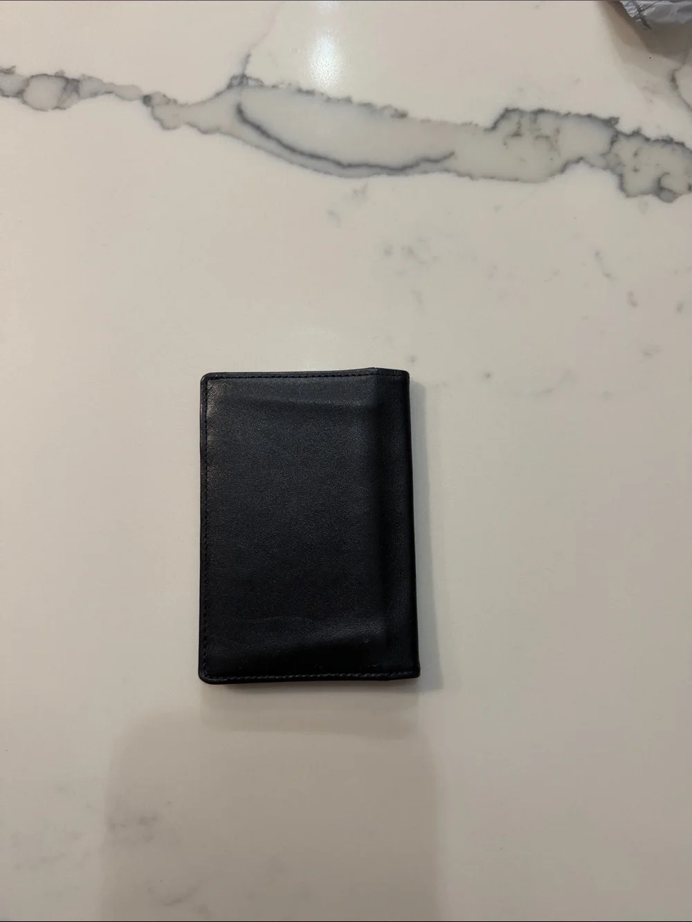 Montblanc Black Leather Card & Key Holder with Emblem